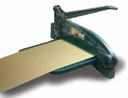 12" Aluminum and Brass Table Shear 